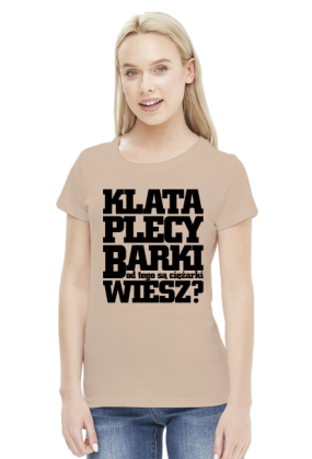 Klata Plecy Barki - damska jasna