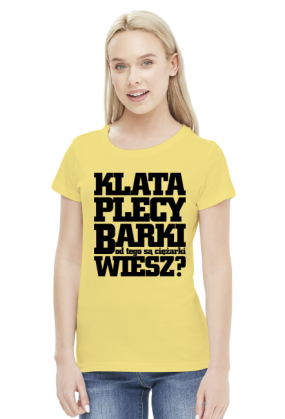 Klata Plecy Barki - damska jasna