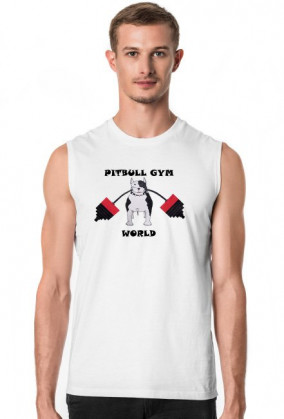 Koszulka męska ramiączka pitbull gym world