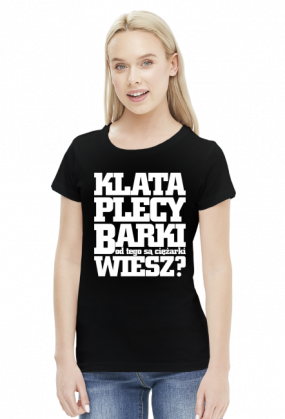 Klata Plecy Barki - damska ciemna