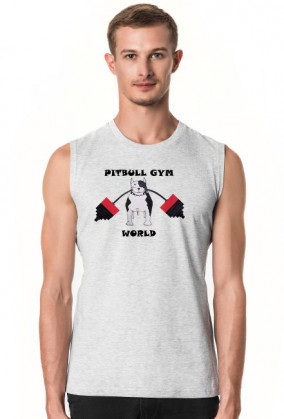Koszulka męska ramiączka pitbull gym world