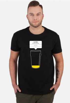 GeekWear - low beer -koszulka męska