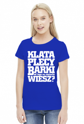Klata Plecy Barki - damska ciemna