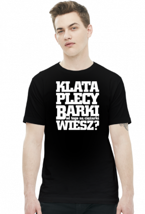 Klata Plecy Barki - męska ciemna