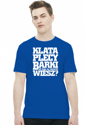 Klata Plecy Barki - męska ciemna