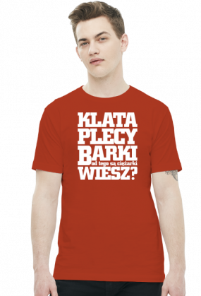 Klata Plecy Barki - męska ciemna