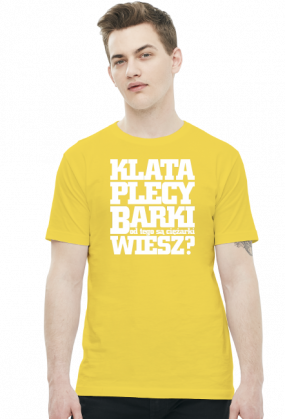 Klata Plecy Barki - męska ciemna