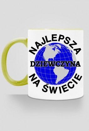 Najlepsza dziewczyna na świecie kubek kolor