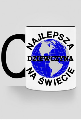 Najlepsza dziewczyna na świecie kubek kolor