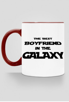 The Best Boyfriend in the galaxy kubek kolor