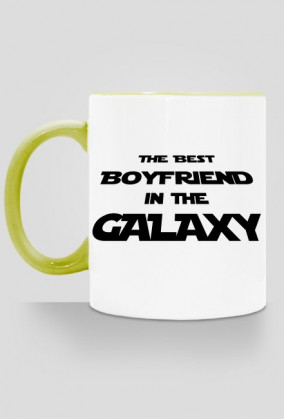 The Best Boyfriend in the galaxy kubek kolor