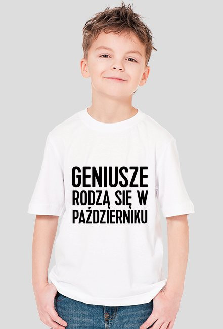 Koszulka Geniusze rodzą się w Październiku