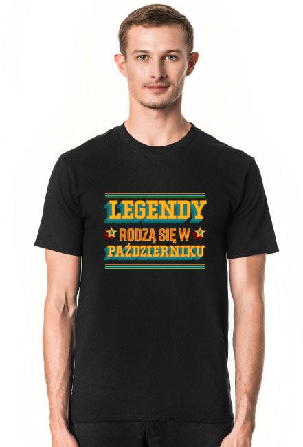 Koszulka Legendy rodzą się w Październiku