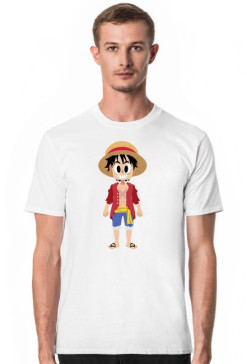 Cute Luffy Koszulka Męska
