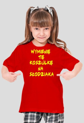 Koszulka dziewczęca Słodziak