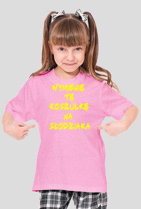 Koszulka dziewczęca Słodziak