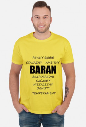 t-shirt - znak zodiaku, baran