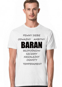 t-shirt męski - znak zodiaku, baran