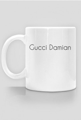 Kubek biały ''Gucci Damian''