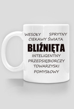 kubek - znak zodiaku, bliźnięta