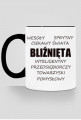 kubek, kolorowe ucho - znak zodiaku, bliźnięta