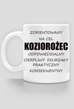 kubek - znak zodiaku, koziorożec