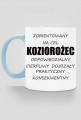 kubek, kolorowe ucho - znak zodiaku, koziorożec