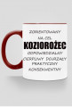 kubek, kolorowe ucho - znak zodiaku, koziorożec