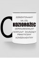 kubek, kolorowe ucho - znak zodiaku, koziorożec