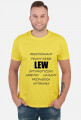 t-shirt - znak zodiaku, lew