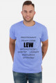 t-shirt - znak zodiaku, lew