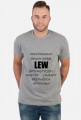 t-shirt - znak zodiaku, lew