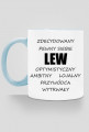 kubek, kolorowe ucho - znak zodiaku, lew