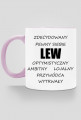 kubek, kolorowe ucho - znak zodiaku, lew