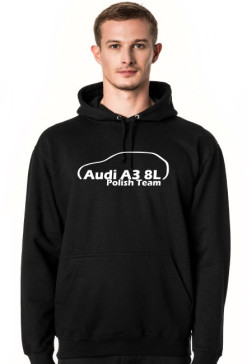 Audi A3 8L Polish Team bluza męska z kapturem