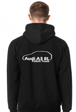 Audi A3 8L Polish Team bluza męska z kapturem