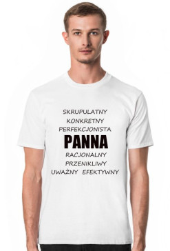 t-shirt - znak zodiaku, panna
