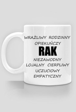 kubek - znak zodiaku, rak