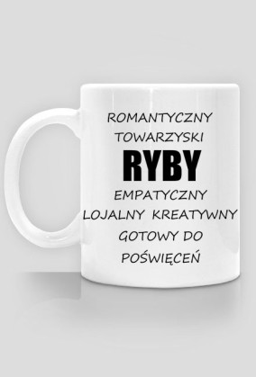kubek - znak zodiaku, ryby
