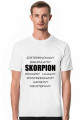 t-shirt - znak zodiaku, skorpion