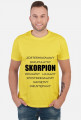 t-shirt - znak zodiaku, skorpion