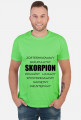t-shirt - znak zodiaku, skorpion