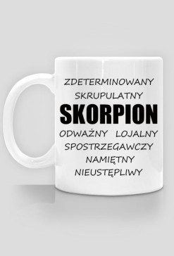 kubek - znak zodiaku, skorpion