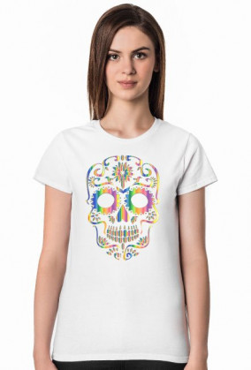 Meksykańska czaszka holo