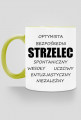 kubek, kolorowe ucho - znak zodiaku, strzelec