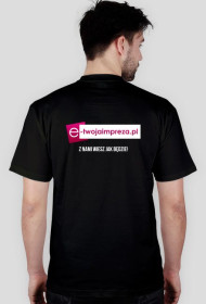 Koszulka e-twojaimpreza.pl - czarna
