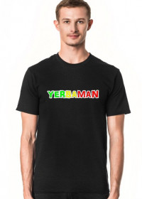 Koszulka Yerba Mate- Yerbaman czarna