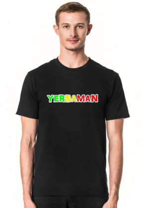 Koszulka Yerba Mate- Yerbaman czarna