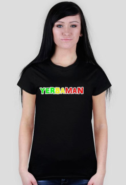 Koszulka Yerba Mate- Yerbaman czarna