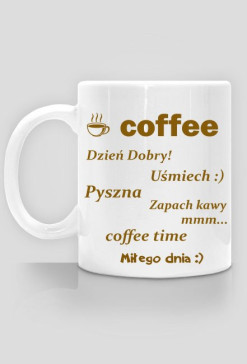 Kubek pyszna kawa